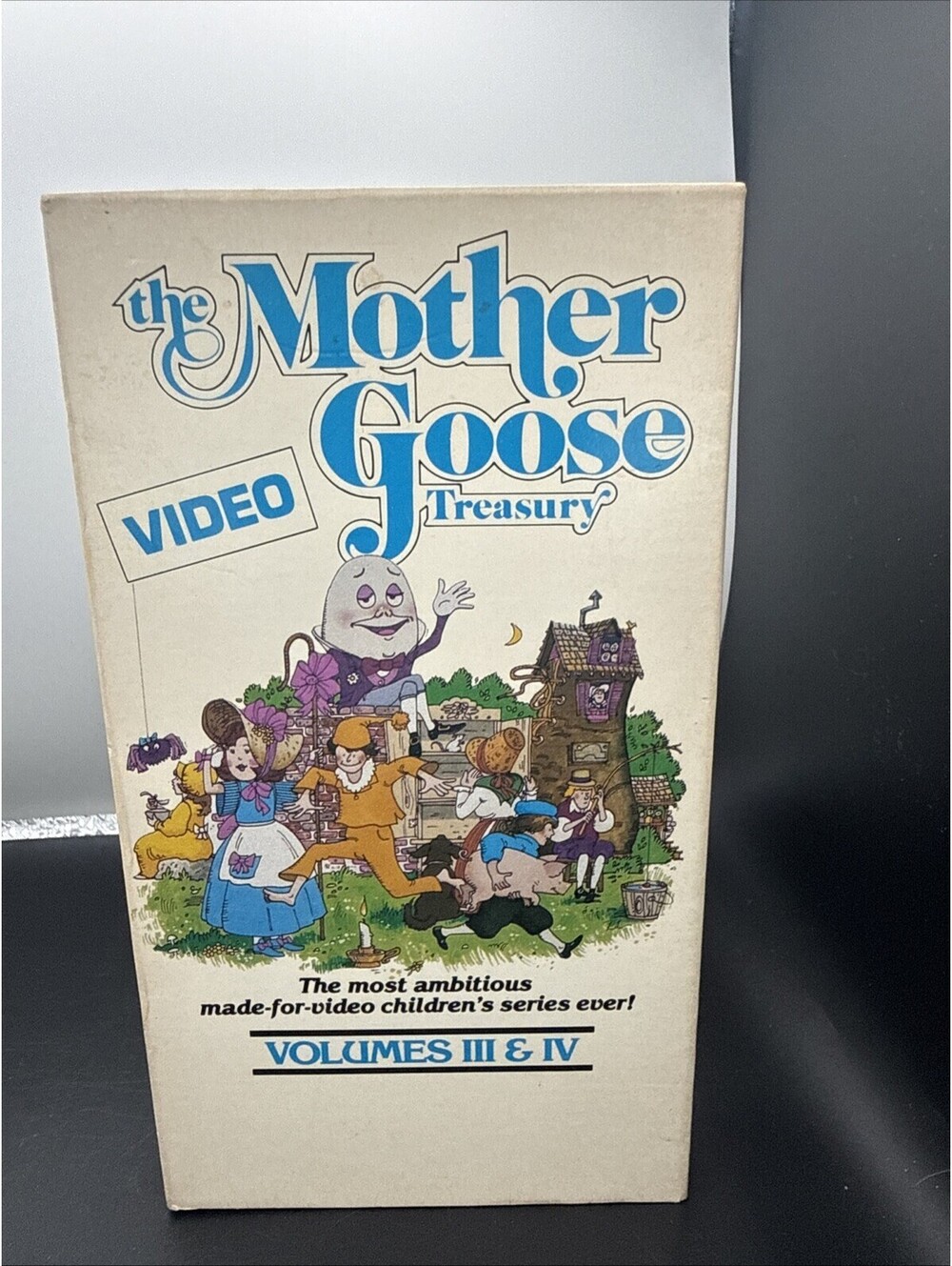 The Mother Goose Treasury Vol.3 & 4-VHS-1987-live action storybook characters